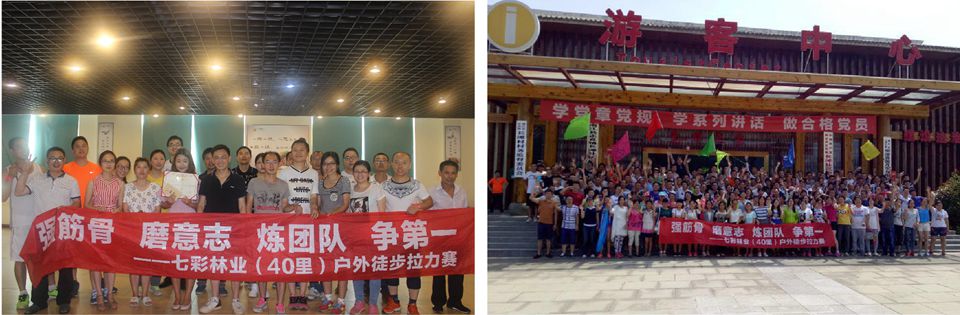 七彩林业全员拉力赛